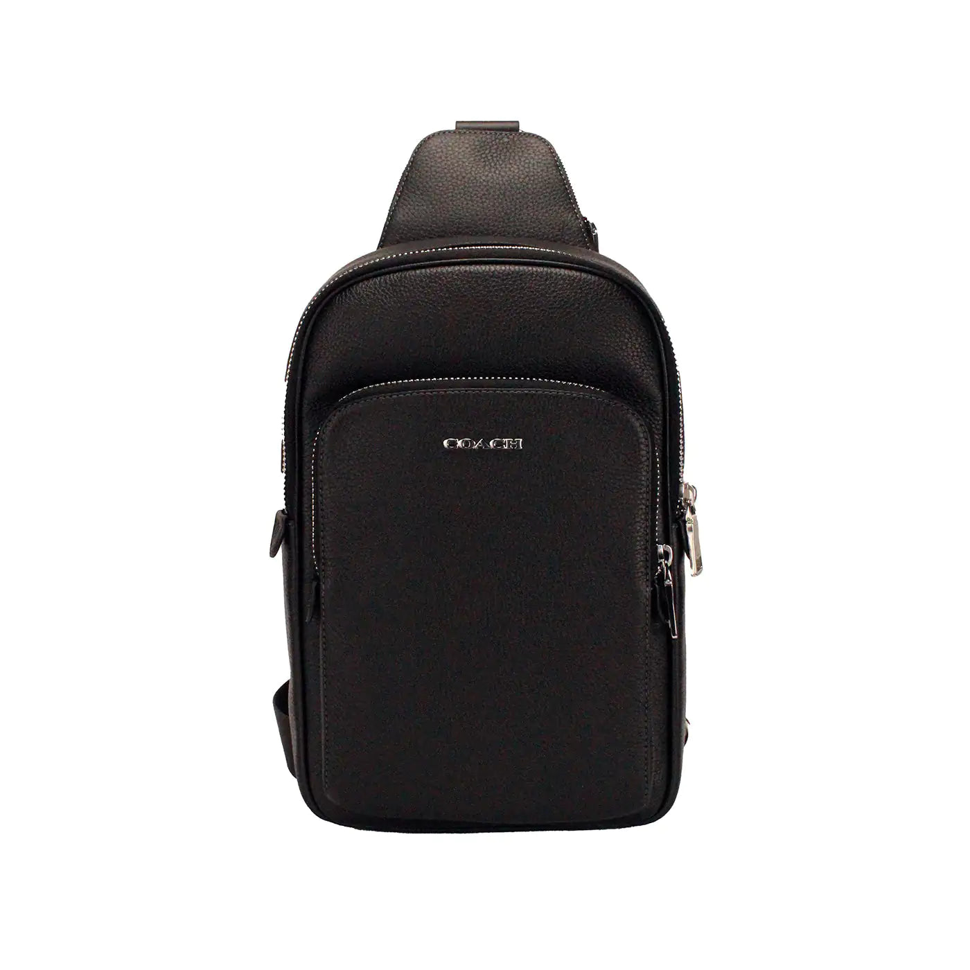 Coach Ethan Black Leather Sling Pack Shoulder Bag